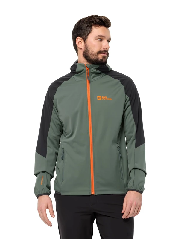 Jack Wolfskin Men's Feldberg Jacket, Hedge Green, 3XL