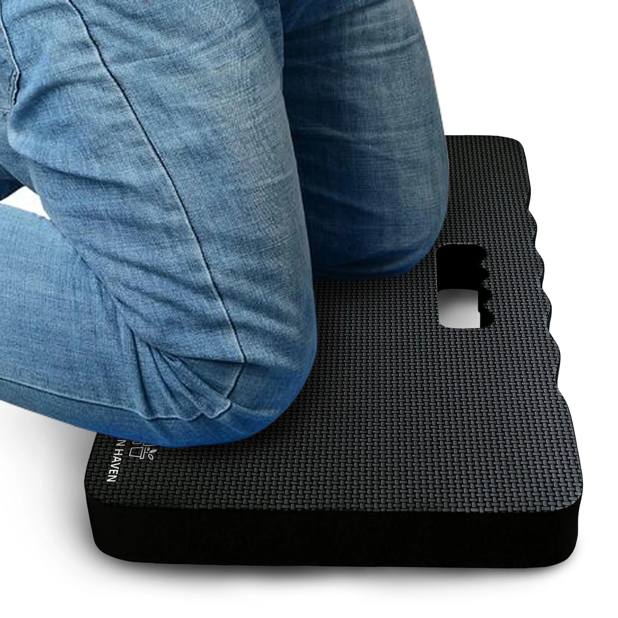 Green Haven Super Comfy Thick Garden Kneeling Pad - High-Density Foam Kneeling Pads, Extra Soft EVA Foam Padding Mat, Knee Pad for Gardening Outdoor Work, Premium Cushion Knee Pads