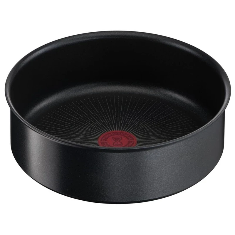 Tefal Ingenio Unlimited 26cm Sautepan, Stackable, Aluminium, Induction, Easy Cleaning, Non-Stick Coating, Removable Handle, Heat Indicator, Black, L7633502