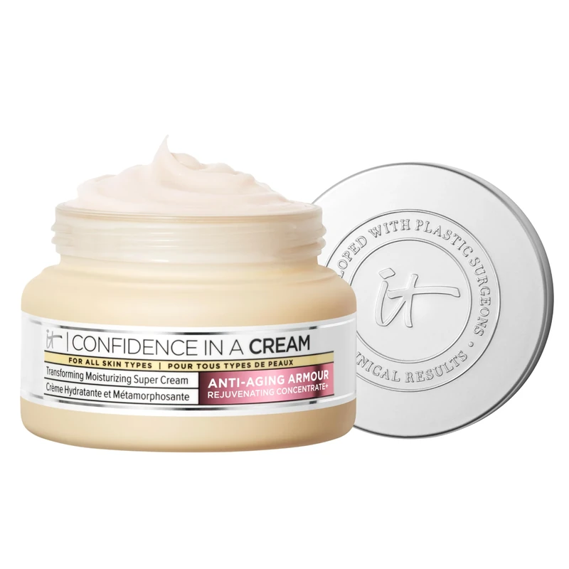 IT Cosmetics Confidence in a Cream, Hydrating and Anti-Ageing Moisturiser, 60ml