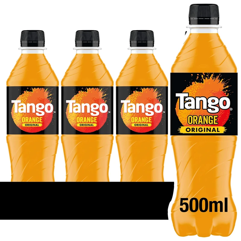 Tango Orange Soft Drink, 500 ml, Pack of 12