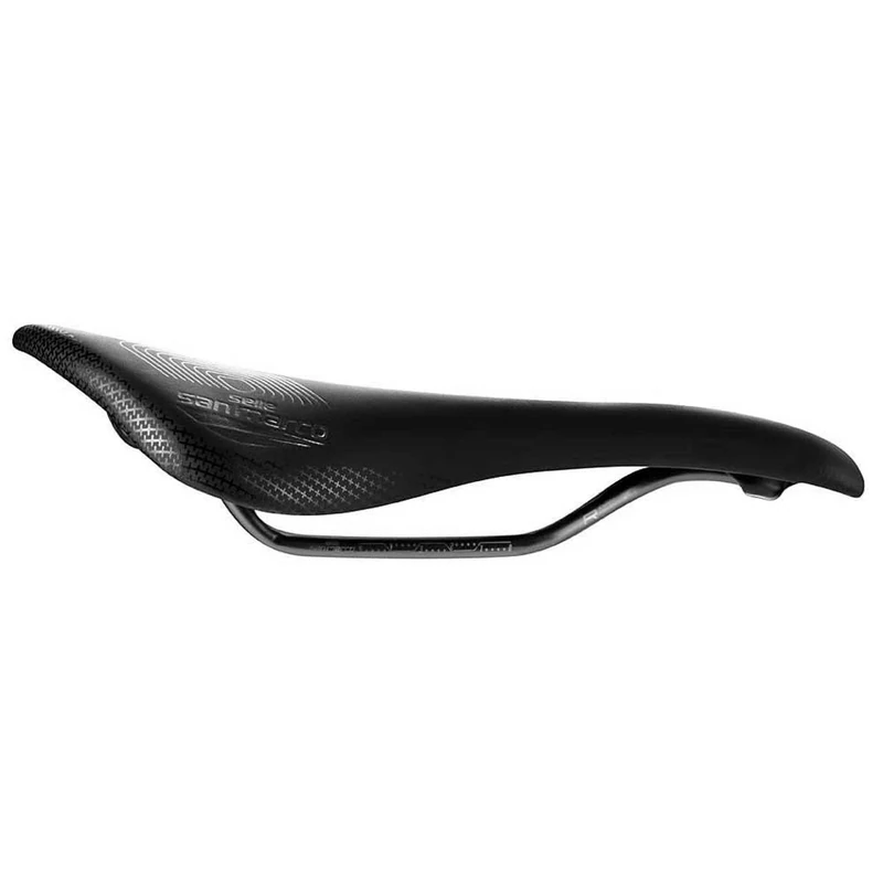 Selle San Marco Allroad Supercomfort Racing Saddle: Black/Black Wide (L3)