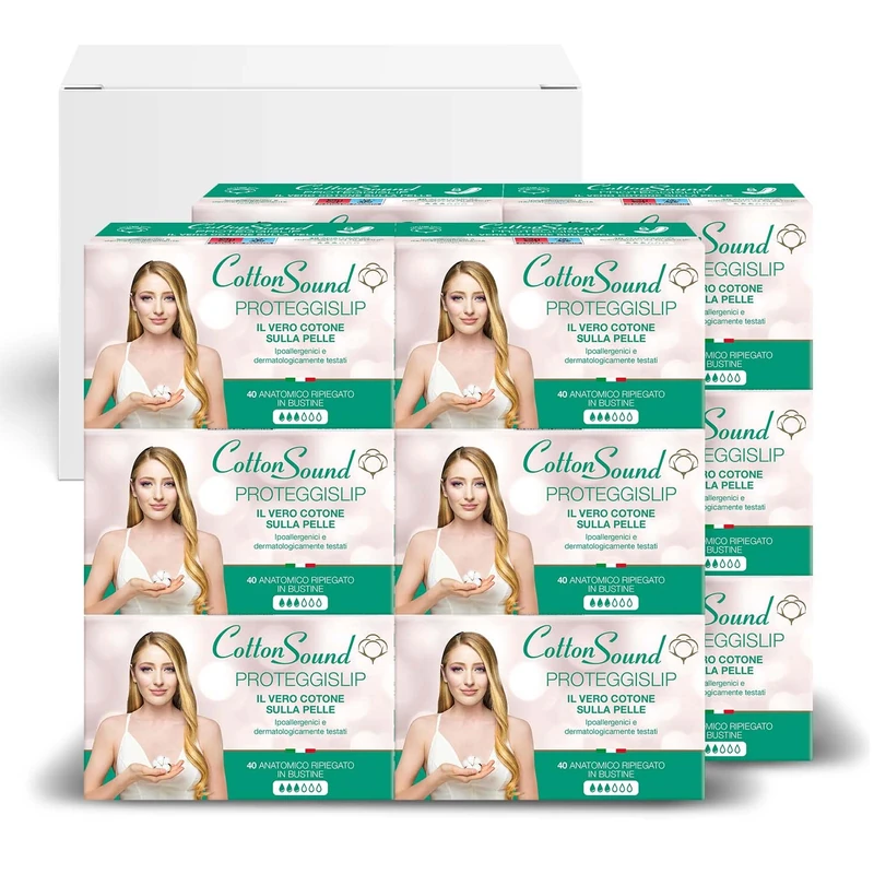 Cotton Sound Cotton Briefs - 12 Packs x 40 Pieces - Made in Italy - Image 1