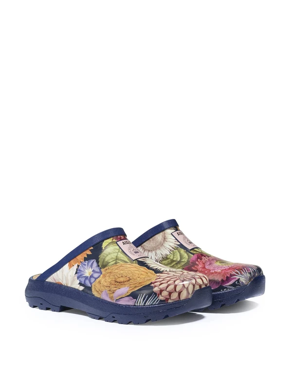 Aigle Corlay Print Women's Clog, 0023p Seedpearl Cream Pr, 5 UK