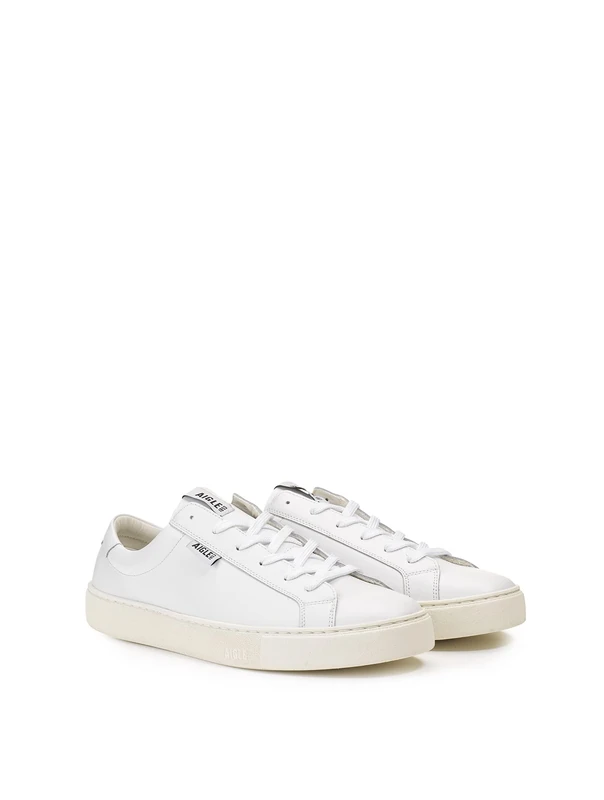 Aigle Men's Escape Sneaker, White, 5 UK