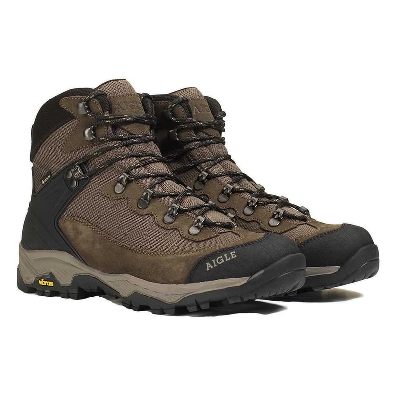 Aigle Men's Sonricker Hiking Boots, taupe, 45 EU