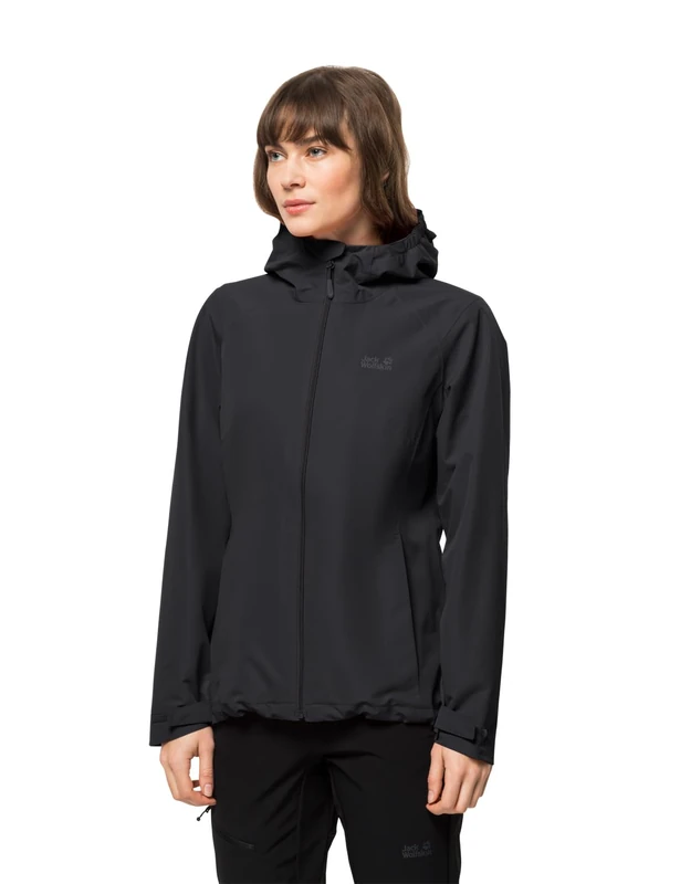 Jack Wolfskin Women's Besler 2L Jacket, Black, S