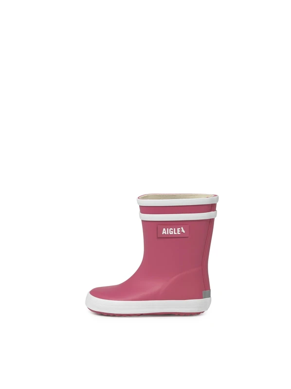 Aigle Boy's Unisex Kids Baby FLAC 2 Rain Boot, Rose New, 3 UK