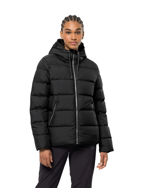 Jack Wolfskin Women's Frozen Palace Jacket, Black, XL - Image 1