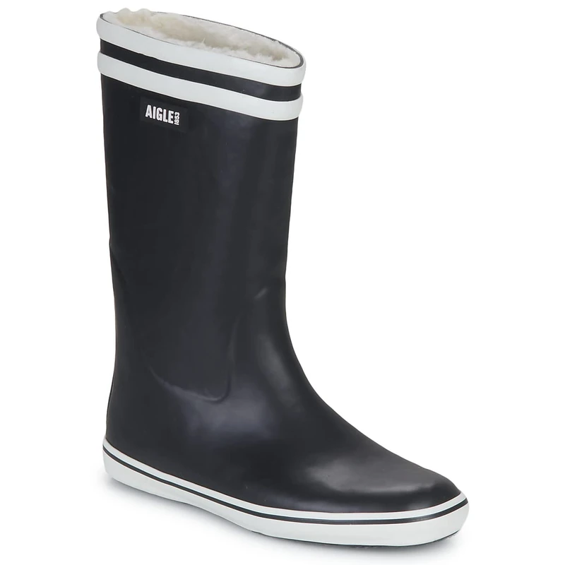 Aigle Women's Malouine Fur 2 Wellington Boots, navy, 4 UK