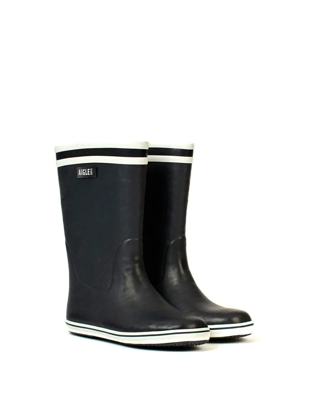 Aigle Women's Malouine Fur 2 Rain Boot, Marine, 3.5 UK