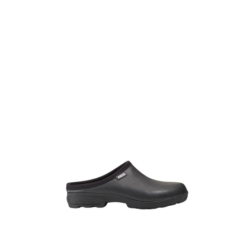 Aigle Men's Lessfor Open M Wooden Shoes, Black, 10.5 UK
