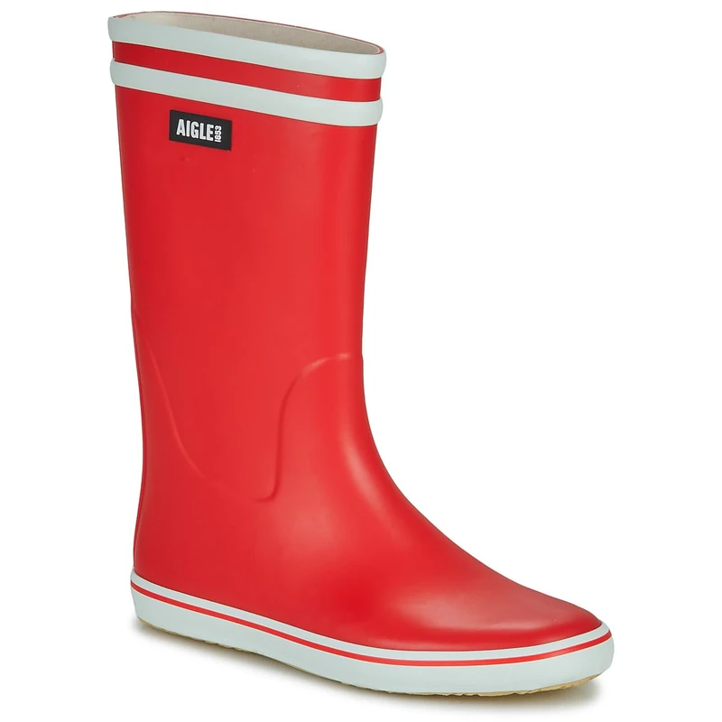 Aigle Malouine 2 Women's Rain Boot, Red, 4 UK