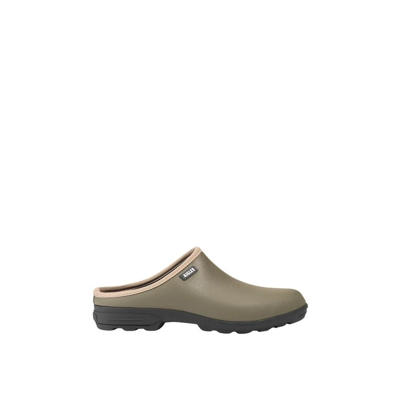 Aigle Lessfor Open M Men's Clog, Khaki Green, 5.5 UK