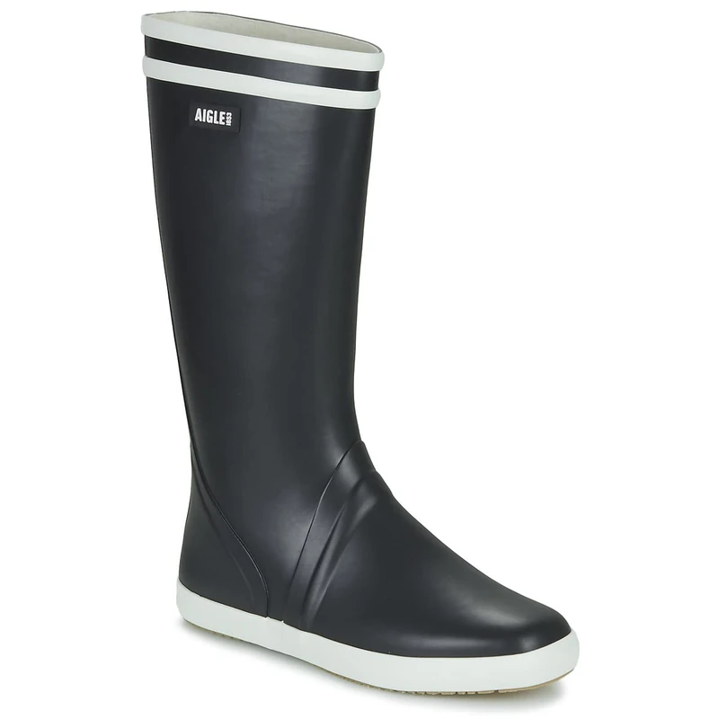 Aigle Goeland Men's Rain Boot, Navy White 2, 6.5 UK