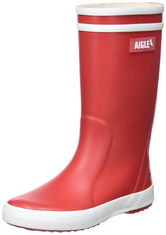 Aigle LOLLY POP 2 Waterproof Children's Boots | Made of soft, natural rubber with a durable lining | Reflective strip on the heel | Non-slip sole - Image 1