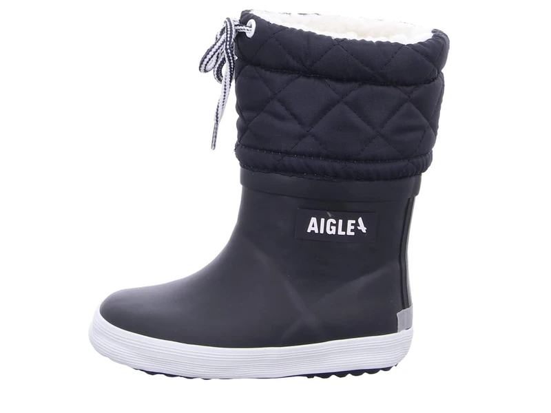 Aigle Giboulee 2 Rain Boot Unisex Kids, Marine Blanc, 3.5 UK