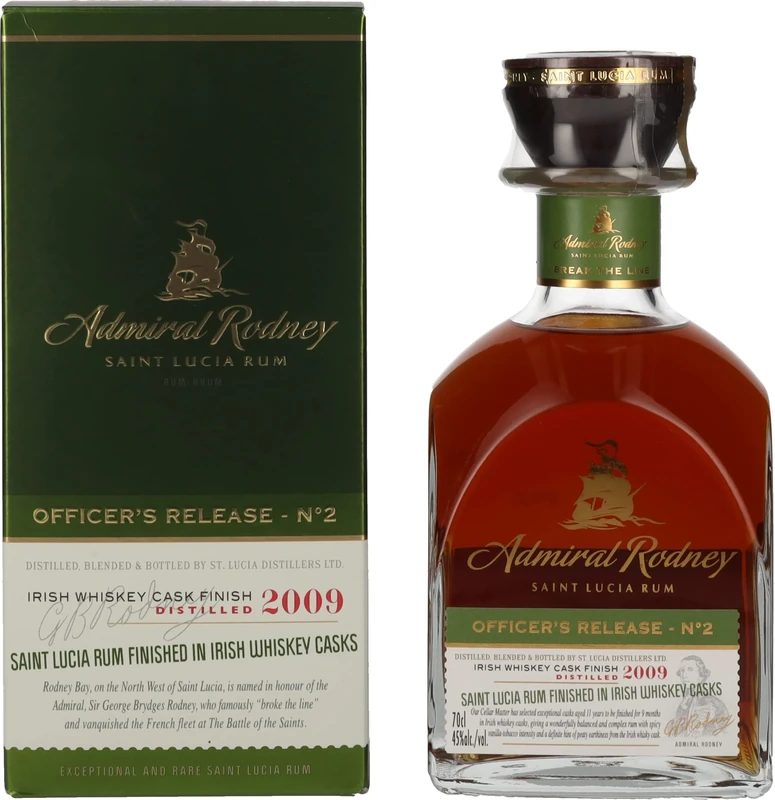 Admiral Rodney Rum Officers Release 2 70cl