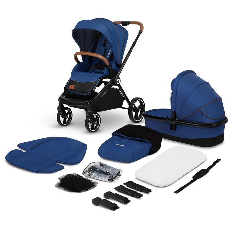 Lionelo Mika 2-in-1 Pushchair and Carrycot Travel System