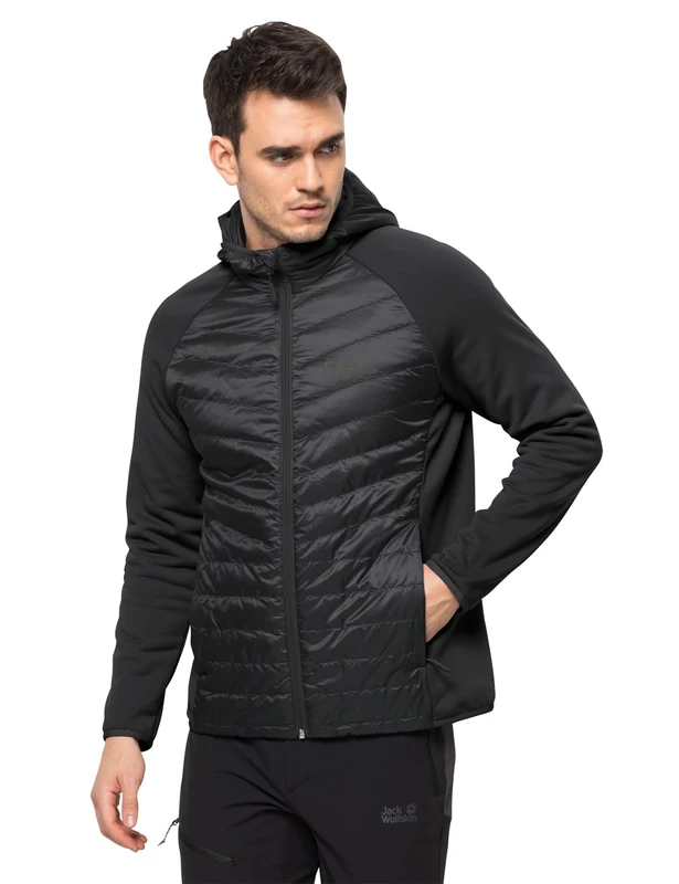 Jack Wolfskin Men's Routeburn Pro Hybrid M Fleece Jacket