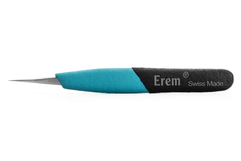 Weller Erem E3CSA Ergonomic Precision Tweezers with Long, Straight and Pointed Tips