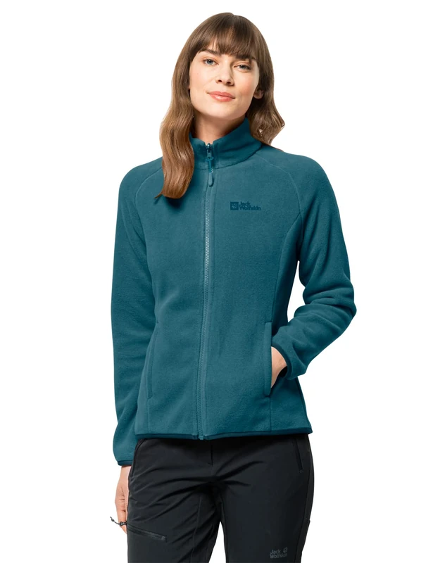 Jack Wolfskin Women's Moonrise Fz Jacket, Blue Coral, XXL