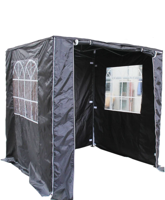 All Seasons Gazebos 2x2 Lightweight Side Panel Set Black