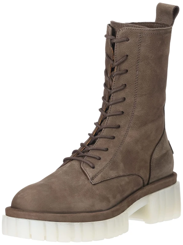 Shabbies Amsterdam Women's Shs1279 Ankle Boot Lace-Up Nubuck Leather, 2002, 4.5 UK