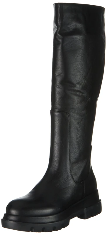 Shabbies Amsterdam Women's Shs1165 Boot Vegetable Tanned Leather Knee high, 1000, 6.5 UK