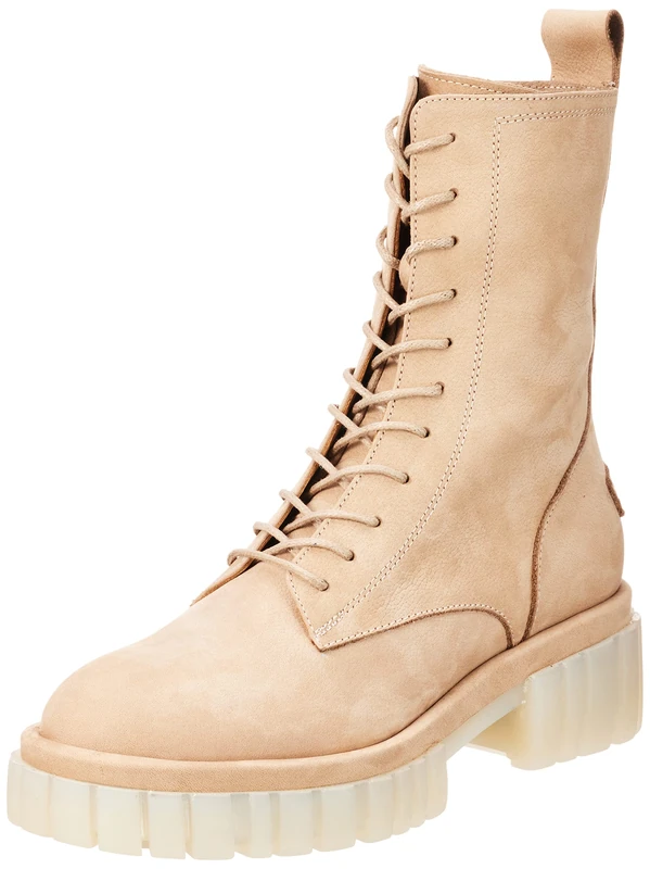 Shabbies Amsterdam Women's SHS1279 Lace Up Nubuck Leather Ankle Boot, 2003, 41 EU - Image 1
