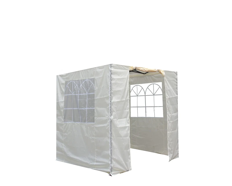 All Seasons Gazebos 2x2 Lightweight Side Panel Set Cream