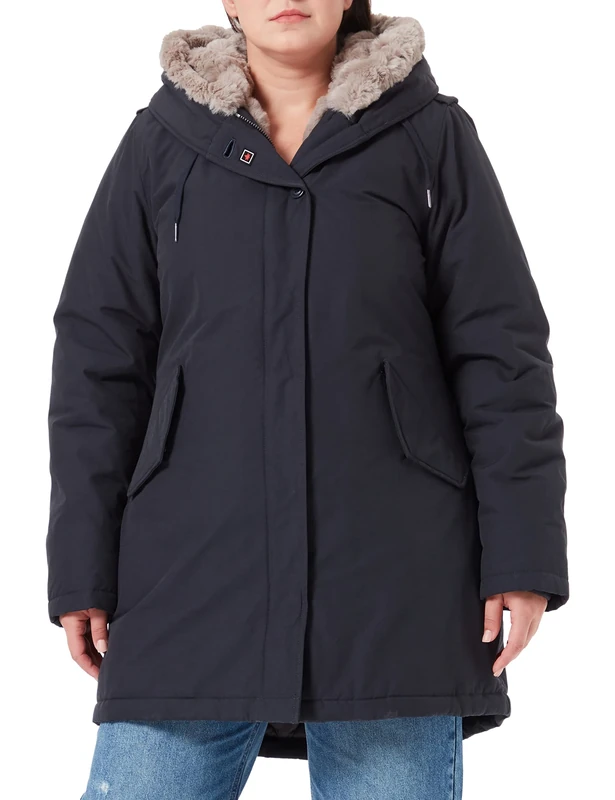 Canadian Classics Women's LANIGAN Coat, NAV, 46 (XXL(IT52) - Image 1
