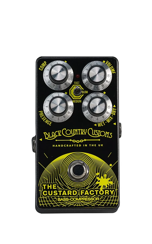 Laney - Black Country Customs The Custard Factory Compressor Boutique Bass Effect Pedal, (BCC-TCF) Bass guitar compressor pedal