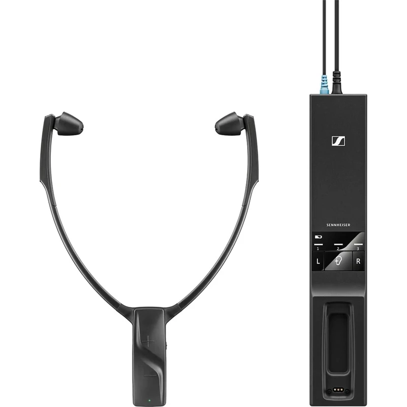 Sennheiser RS 5200 Digital Wireless Headphones for TV Listening – Crystal Clear Sound, Selectable Hearing Profiles, Speech Clarity mode, Lightweight Design, Digital & Analog connections, 70m range