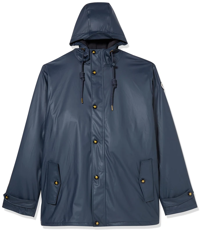 Deproc Active Men's Ankerglut Rain Jacket #Ankerglutreise, Navy, S