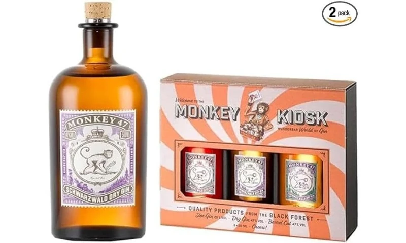 MONKEY 47 GIN BUNDLE: MONKEY 47 GIN MINATURES GIFT SET & MONKEY 47 GIN 70CL