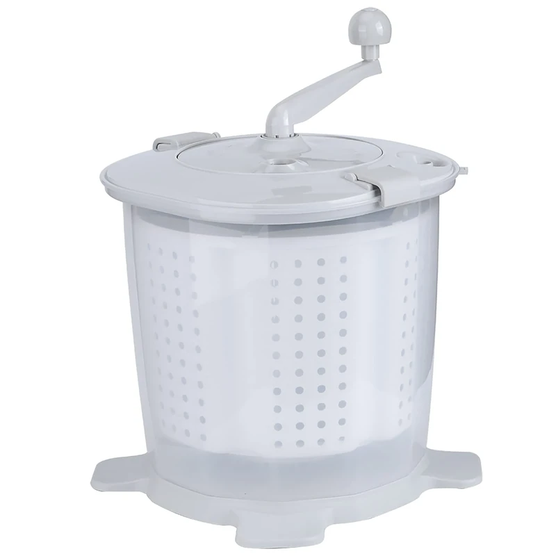 Shipenophy Multifunctional Manual Washing Machine with a Detachable Dehydration Basket - Effortless & Easy to Install & ABS & 1200rpm - Ideal for Clothes Household Home Dormitory Washing - Image 1