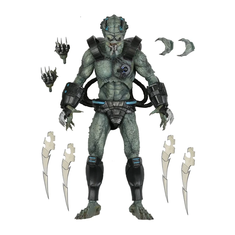 NECA 51589 PREDATOR - Concrete Jungle - Figurine Ultimate Deluxe Stone Heart 25cm,Black