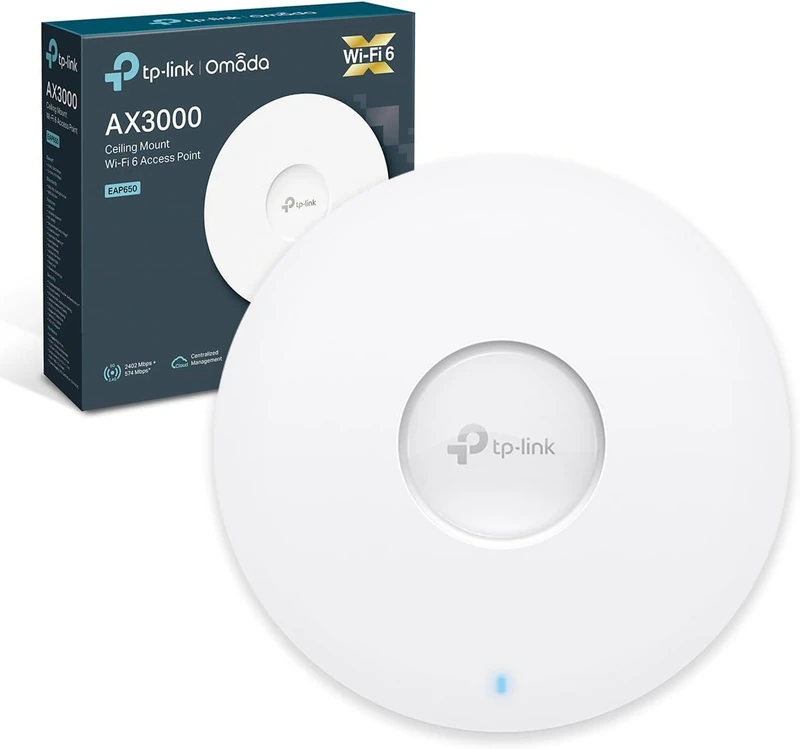 TP-Link EAP650 - AX3000 Ceiling Mount WiFi 6 Access Point
