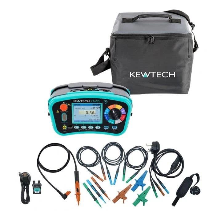 Kewtech KT66DL 12-in-1 Multifunction Tester - EV Testing