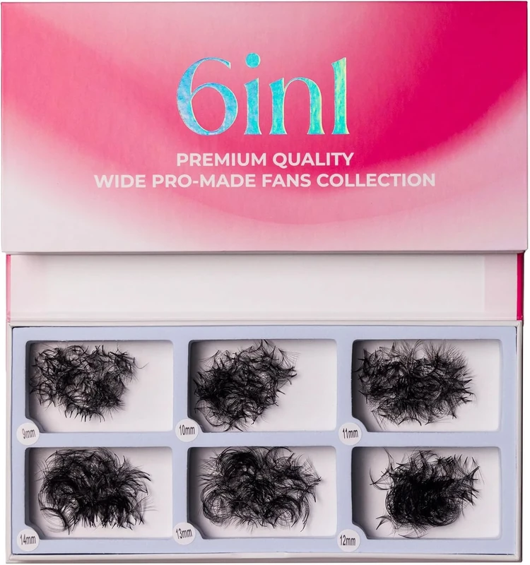 LLBA Promade Mix 1500 Fans - Volume Lashes 5D-12D, 9-18mm
