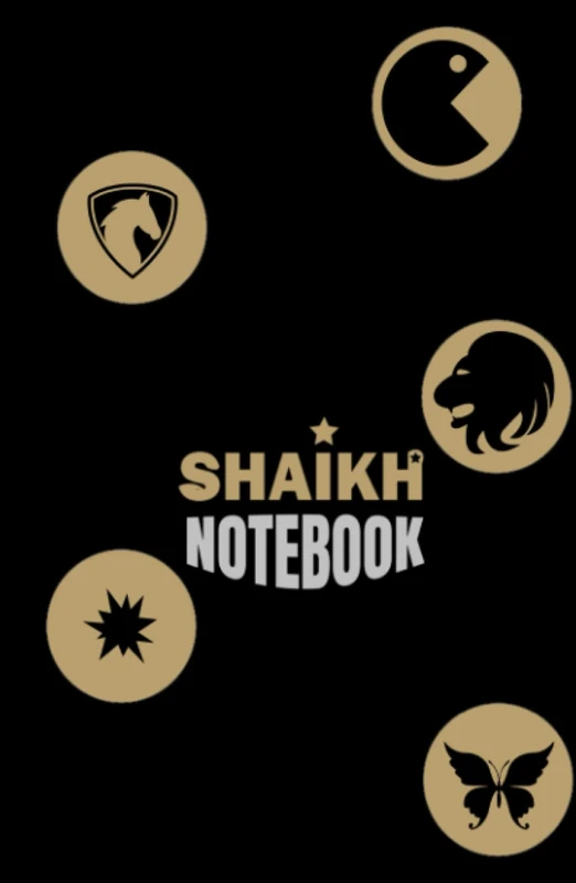 SHAIKH NOTEBOOK: Hardcover Notebook 100 pages