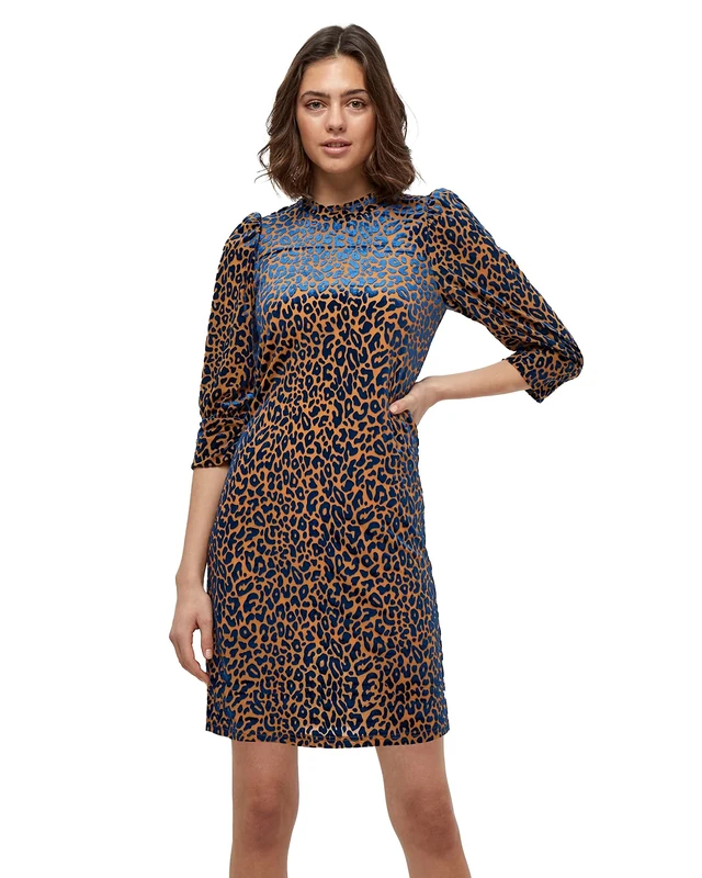 Desires Women's Jaqueline Short UK | Autumn Dresses | Size S, 5130P NEBULAS Blue Print, S