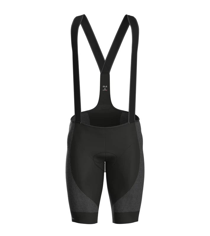 Alé Cycling Men's R-EV1 Pro Race Strong Bib Shorts, Black, XXL