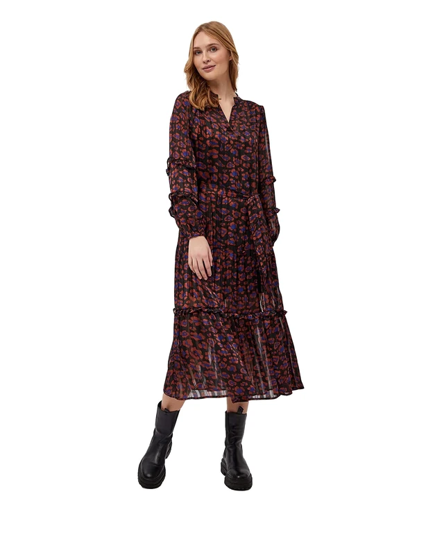 Desires Women's Jeana UK | Autumn Dresses | Size XS, 9000P Black Print