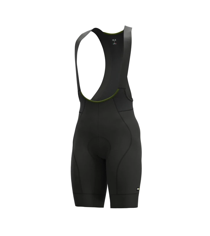 Alé Cycling Men's PRR Green Speed Bib Shorts, Black, M