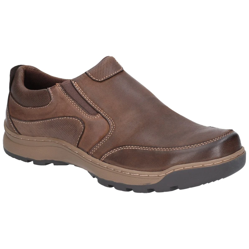 Hush Puppies Male Jasper Slip On Trainer - Brown, Size 13