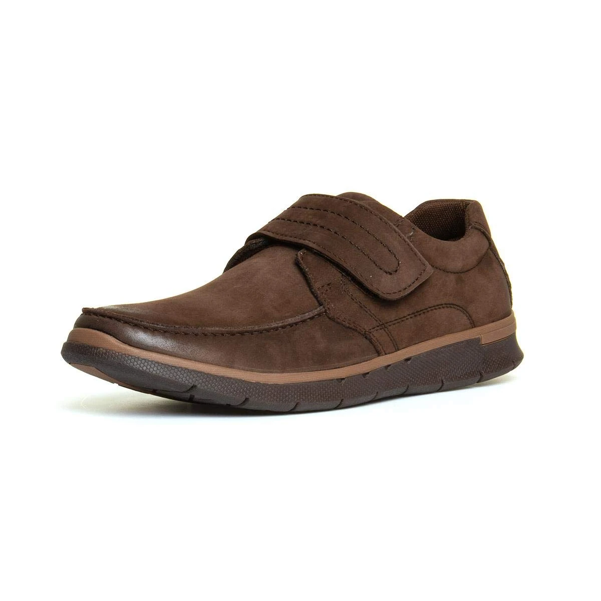 Hush Puppies Male Jasper Slip On Trainer, Brown, 14