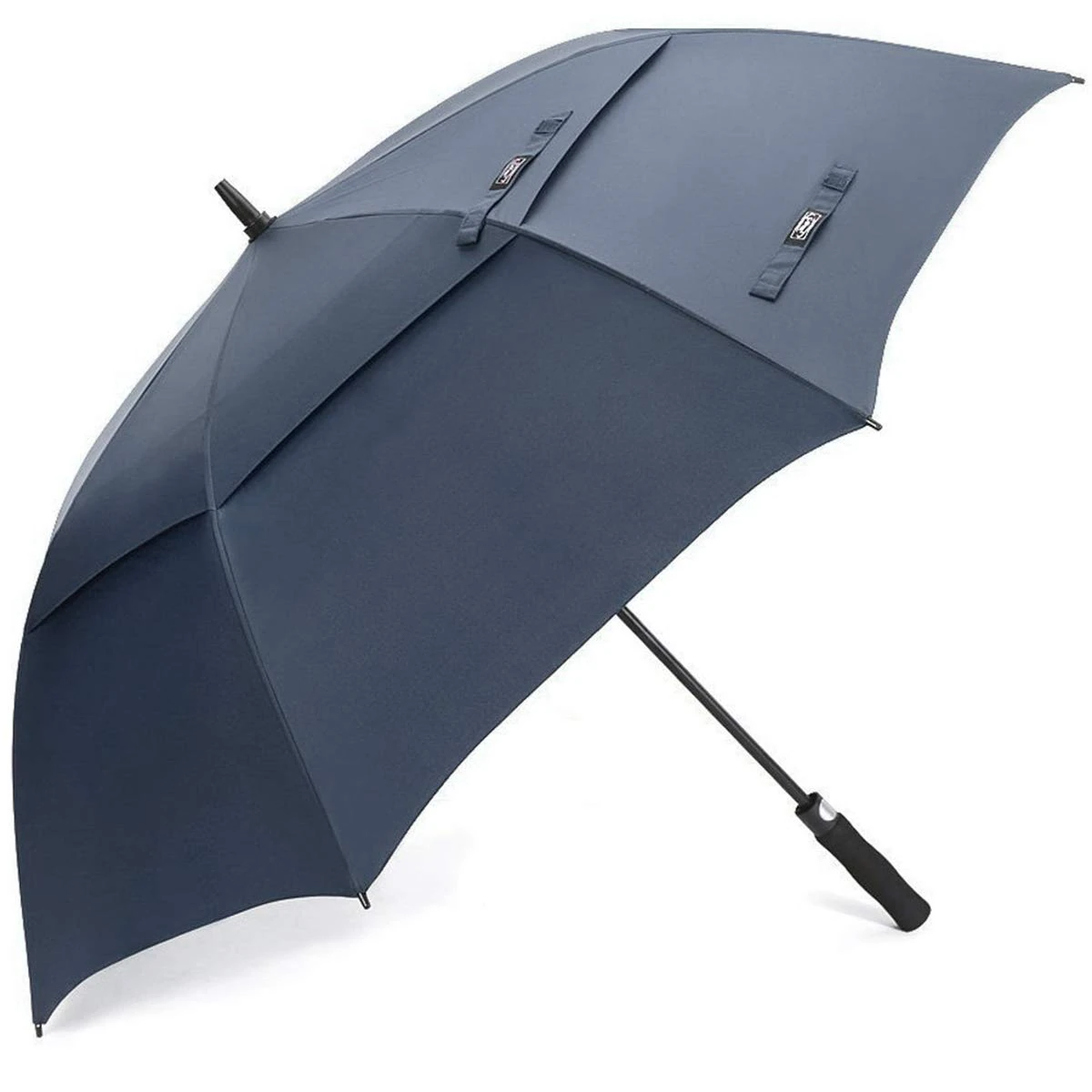 G4Free 47/54/58/62/68 Inch Automatic Open Golf Umbrella Extra Large Oversize Double Canopy Vented Windproof Waterproof Stick Umbrellas (Navy Blue, 47 inch)