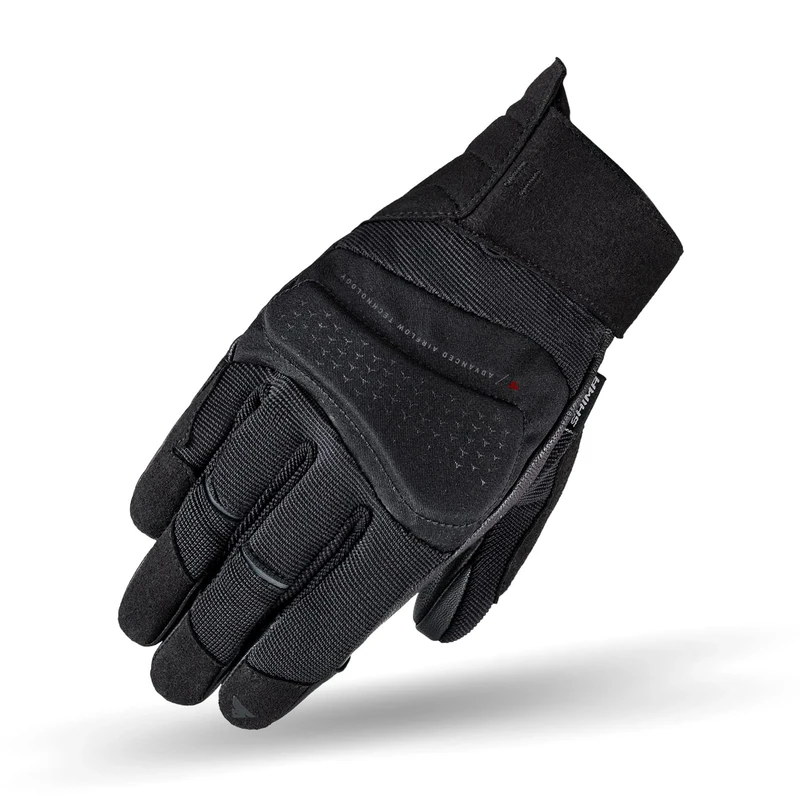 SHIMA AIR 2.0 Motorbike Gloves Men Leather Summer Biker Armoured Protectors Motorcycle Perforated Ventilated Reinforced Touchscreen Motorsport Glove Street Motorbikes (Mens, Black, 4XL)